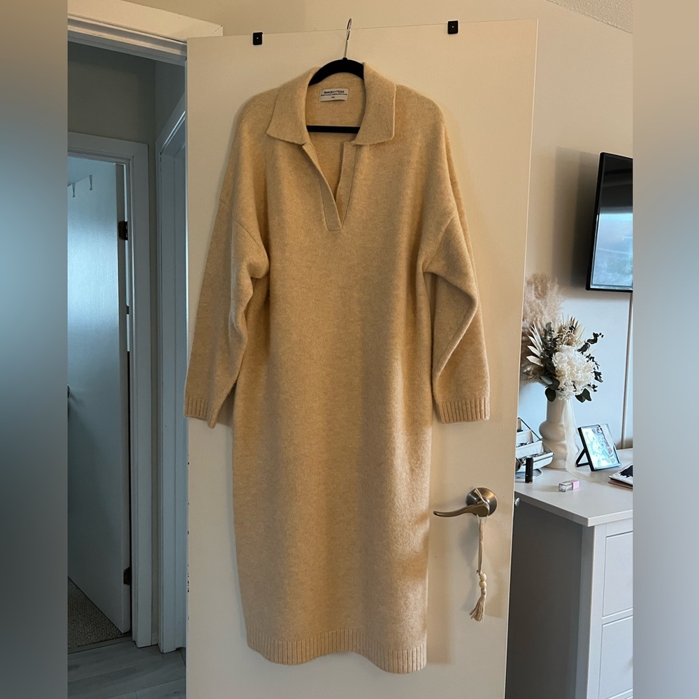 Smash + Tess Sweater Dress | M/L BEIGE